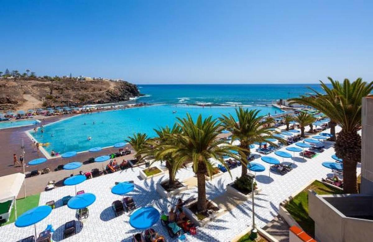 Beach-Front Tenerife Sth Sea And Pool View Apartment Costa Del Silencio Exterior photo